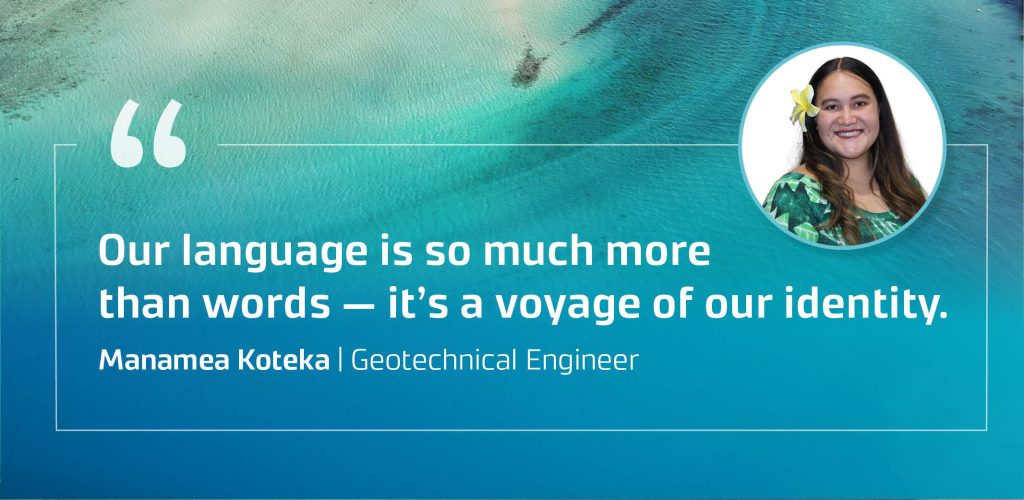 Manamea Koteka for Cook Islands Māori Language Week