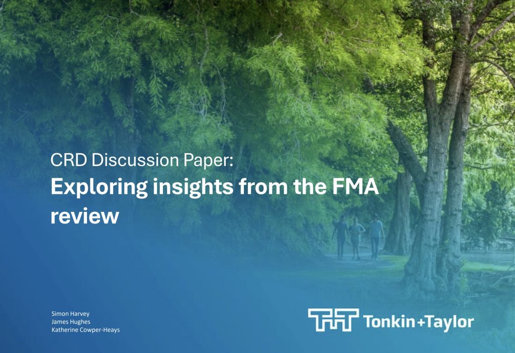 Exploring insights from the FMA review